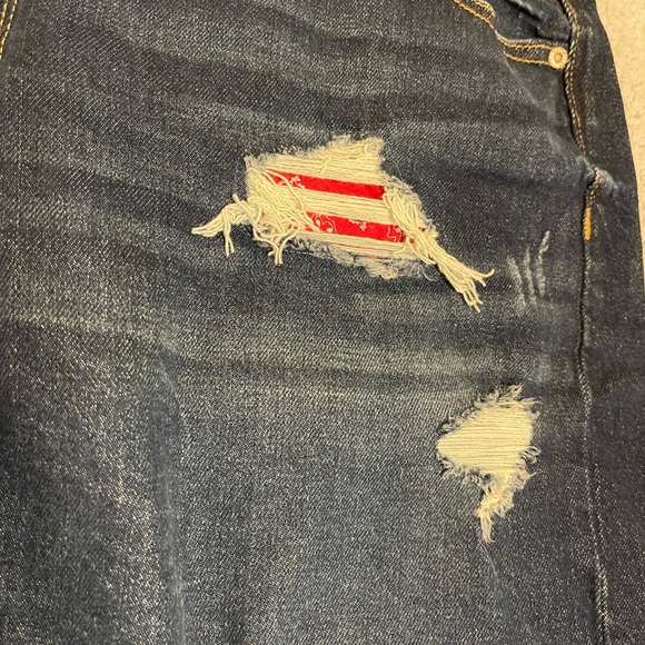 Maurice’s Plus Size High Rise Distressed Jean Shorts - Picture 4 of 6